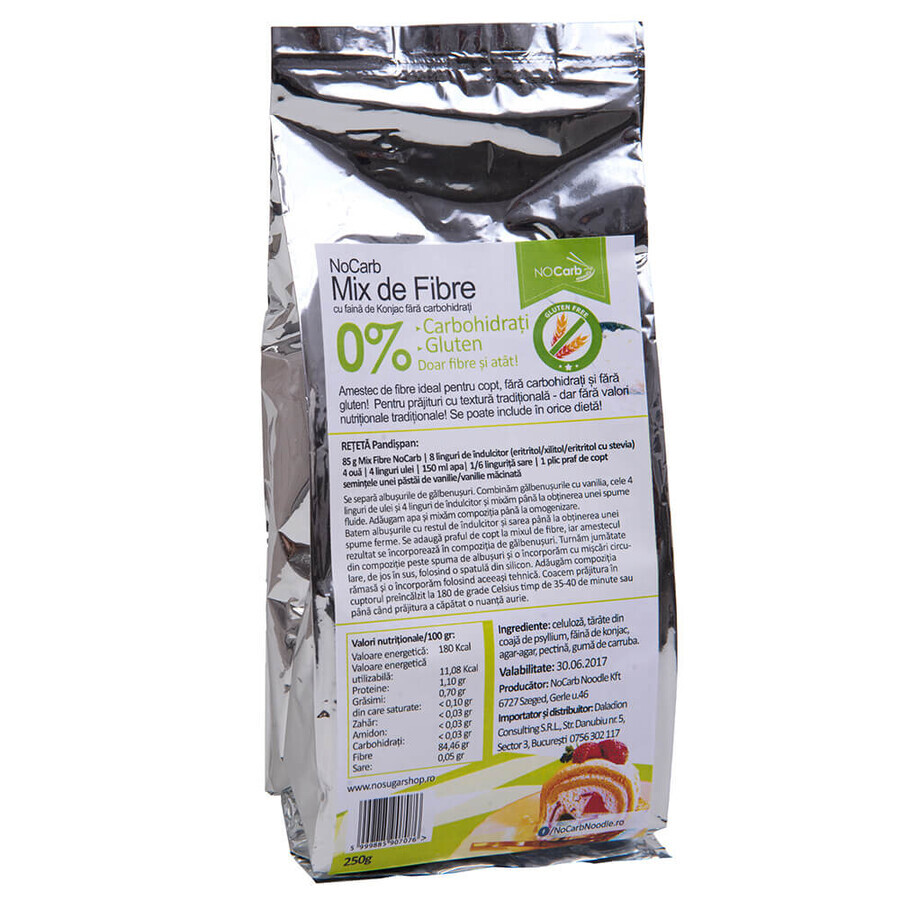 Harina de fibra sin carbohidratos, 250 g, Better Than Foods