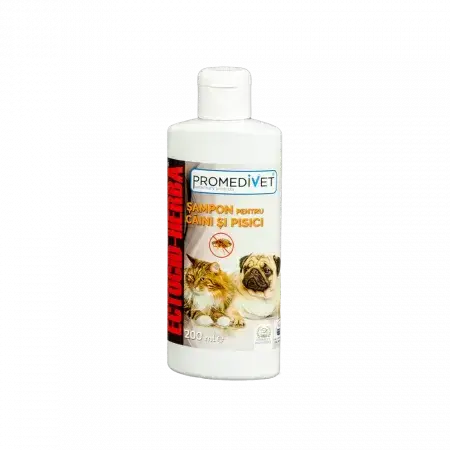 Ectocid Herba sampon antiparazitar, 200 ml, Promedivet