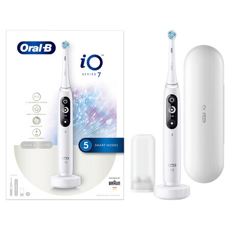 iO7 Elektrische Zahnbürste Weiß, Oral-B