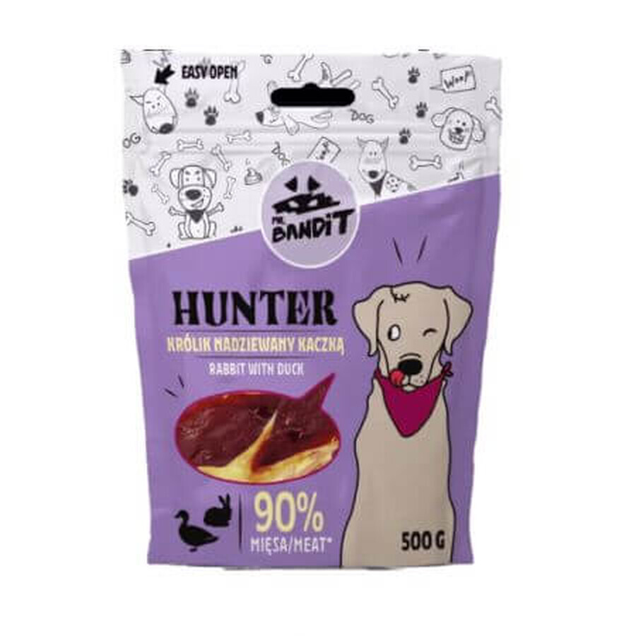 Recompense cu iepure si rata pentru caini Hunter Rabbit with Duck, 500 g, Mr. Bandit