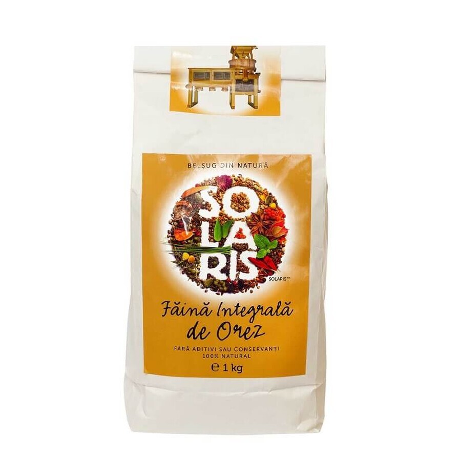 Farine de riz complet, 1 kg, Solaris