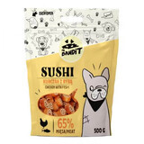 Recompense cu pui si peste pentru caini Sushi, 500 g, Mr. Bandit