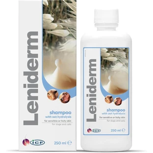 Leniderm Shampoo,  250 ml, Shampoo for dogs and cats, ICF