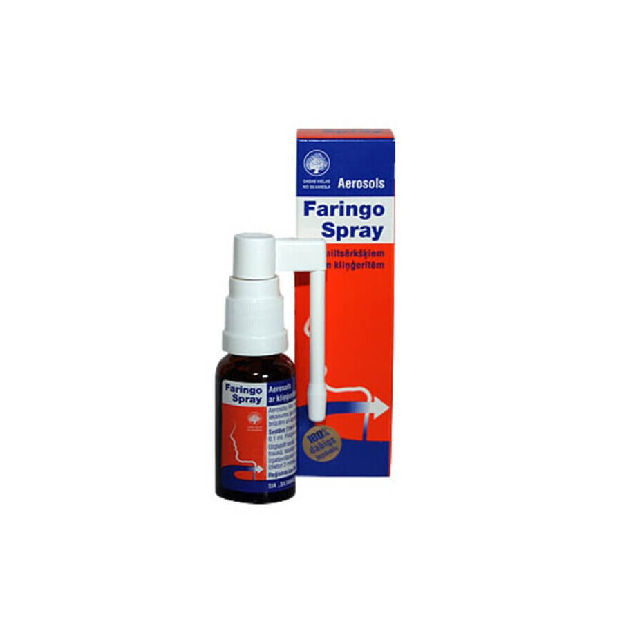 Faringo spray, 20 ml, Sia Silvanols