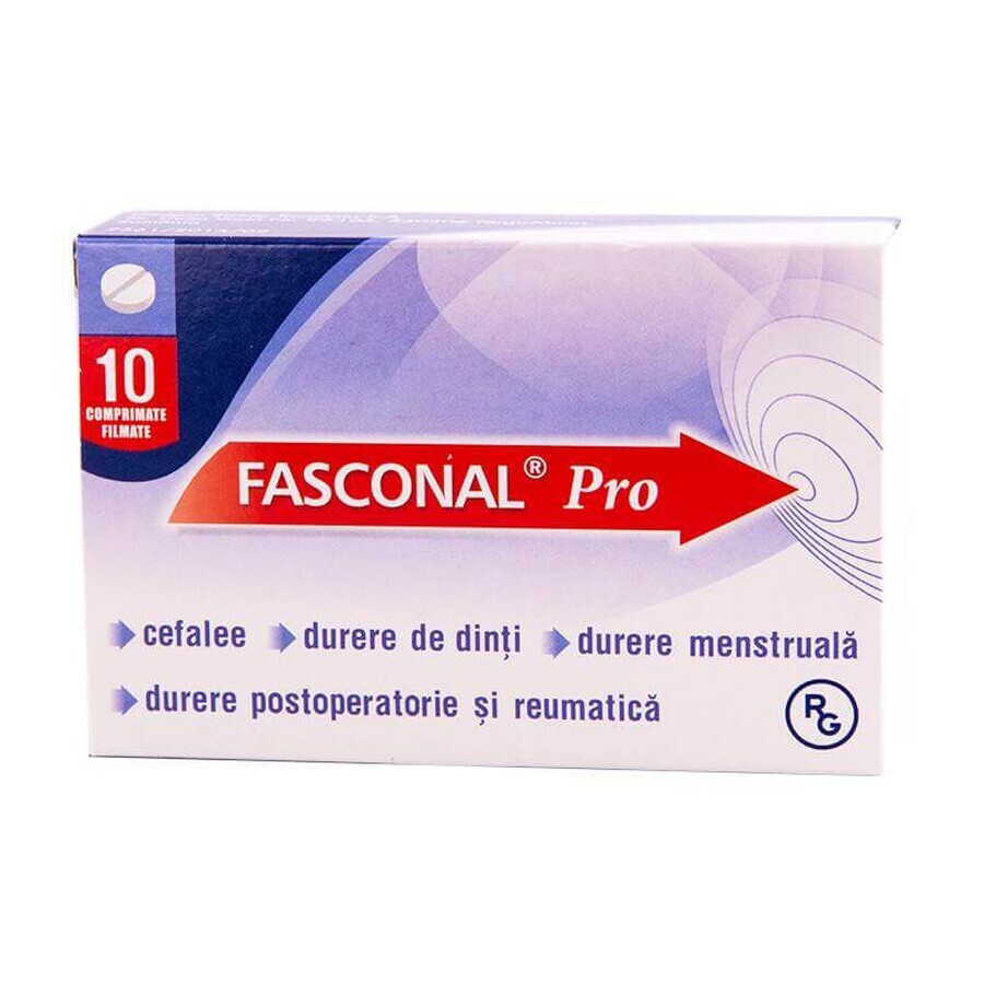 Fasconal Pro, 10 Tabletten, Gedeon Richter Rumänien