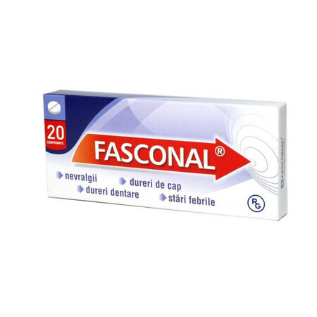 Fasconal, 20 Tabletten, Gedeon Richter Rumänien