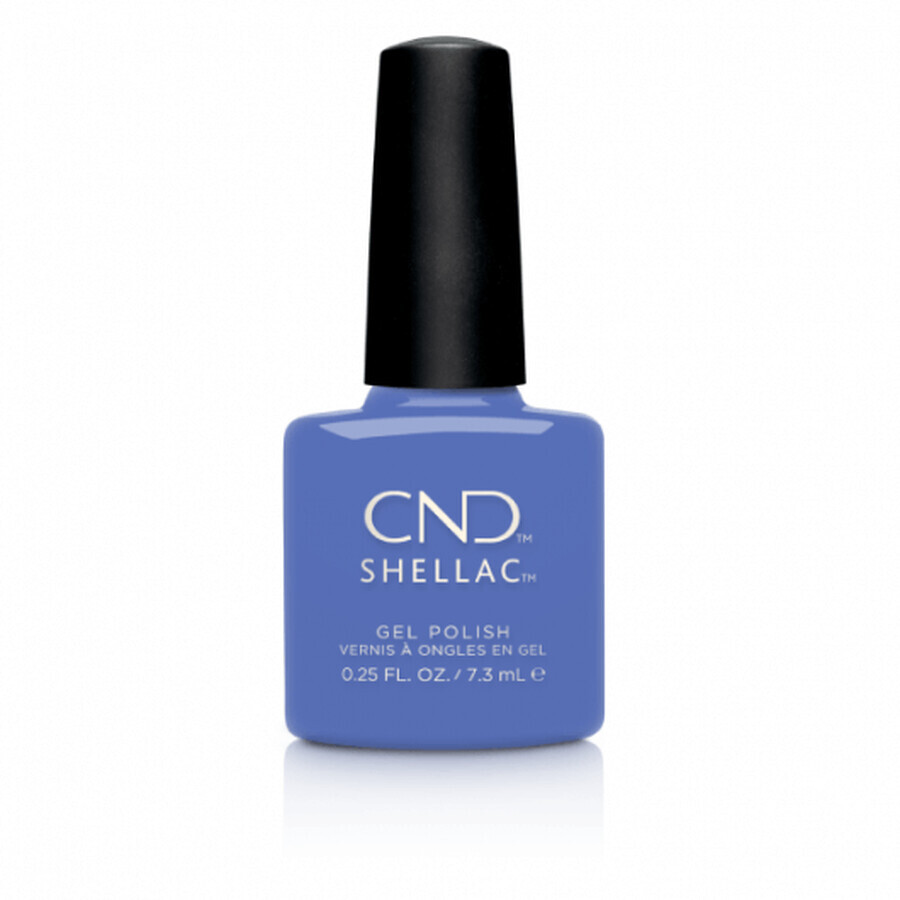 Lac unghii semipermanent CND Shellac Bizarre Beauty Motley Blue 7.3ml