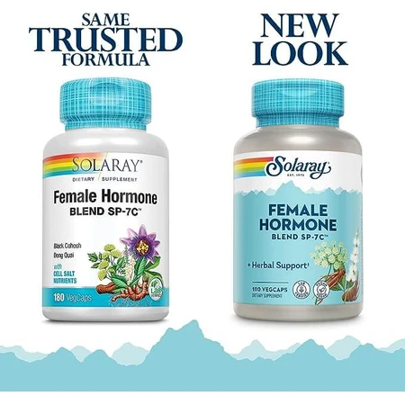 Solaray Hormonmischung für Frauen, 100 Kapseln, Secom