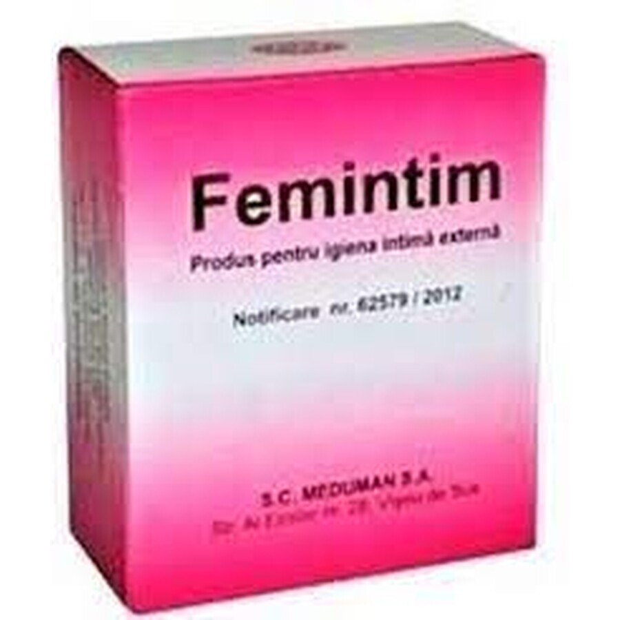 Femintim, 12 sachets, Meduman Vișeu