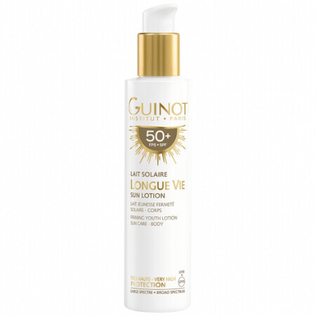 Lotiune de corp cu protectie solara Guinot Longue Vie Lait Solaire SPF50 150ml