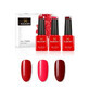 Semipermanentes Nagellack-Set Bluesky Reds mini trio 3x5ml