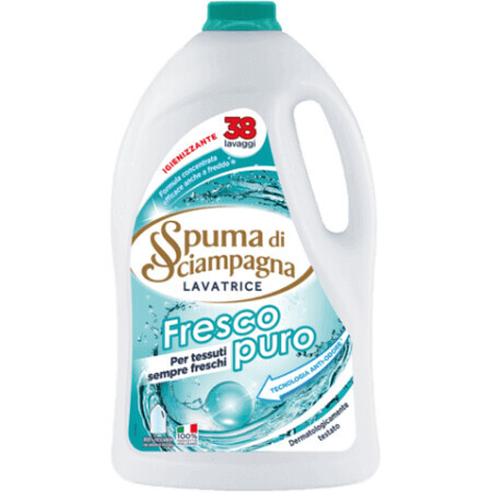 Spuma di Sciampagna Fresh Pure Flüssigwaschmittel 38 Wäschen, 1710 ml