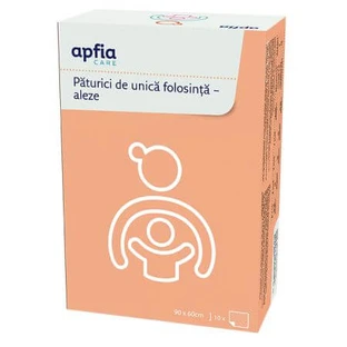 Disposable cloth, 90x60cm, 10 pieces, Apfia Care