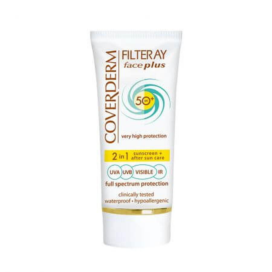 Filteray Face Spf 50 Oily/Acneic, ohne Farbton, 50 ml, Coverderm