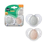 Orthodontic night soothers, 6 - 18 months, Steluta, 2 pcs, Tommee Tippee