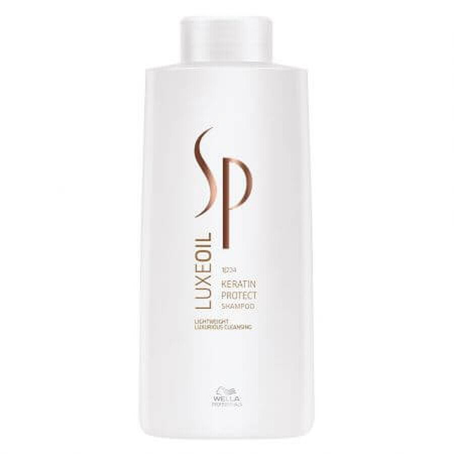 Feuchtigkeitsspendendes und reparierendes Haarshampoo SP LuxeOil Keratin Protect, 1000 ml, Wella Professionals