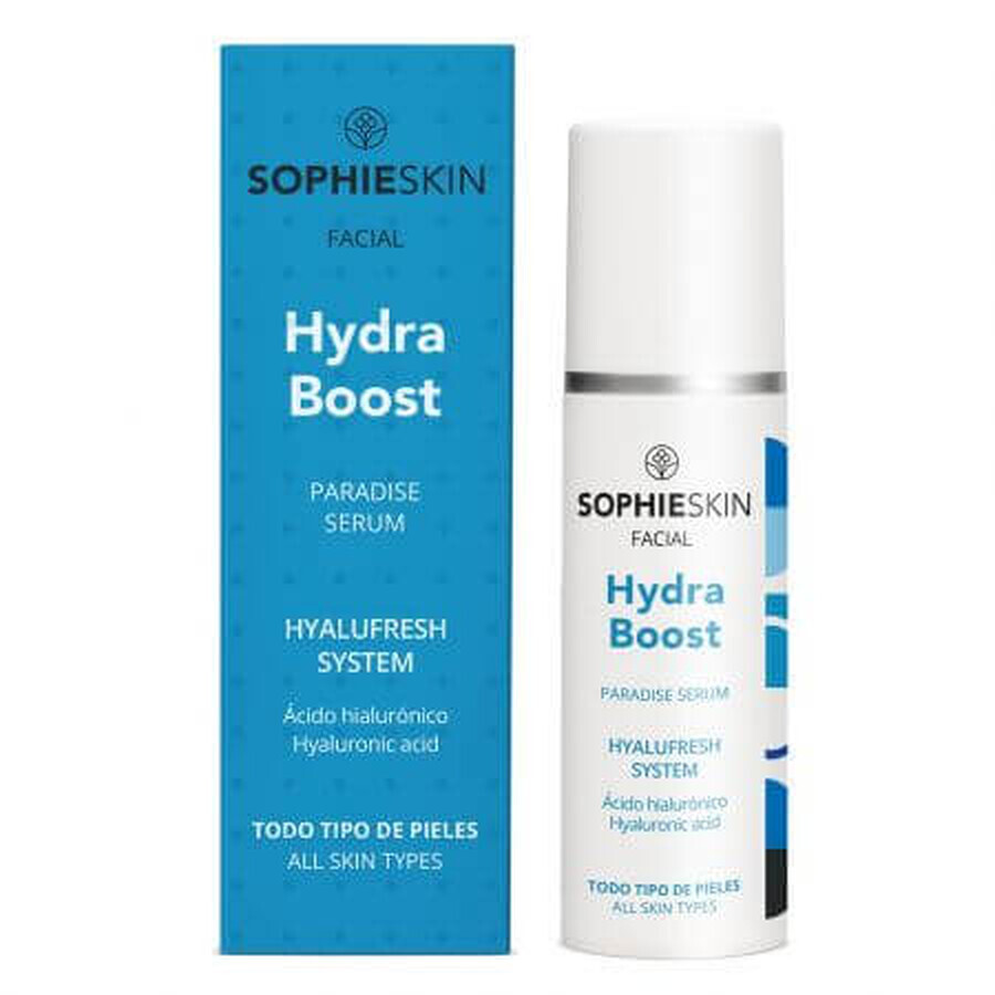 Ser cu acid hialuronic Hydra Boost Paradise Serum, 30 ml, Sophieskin