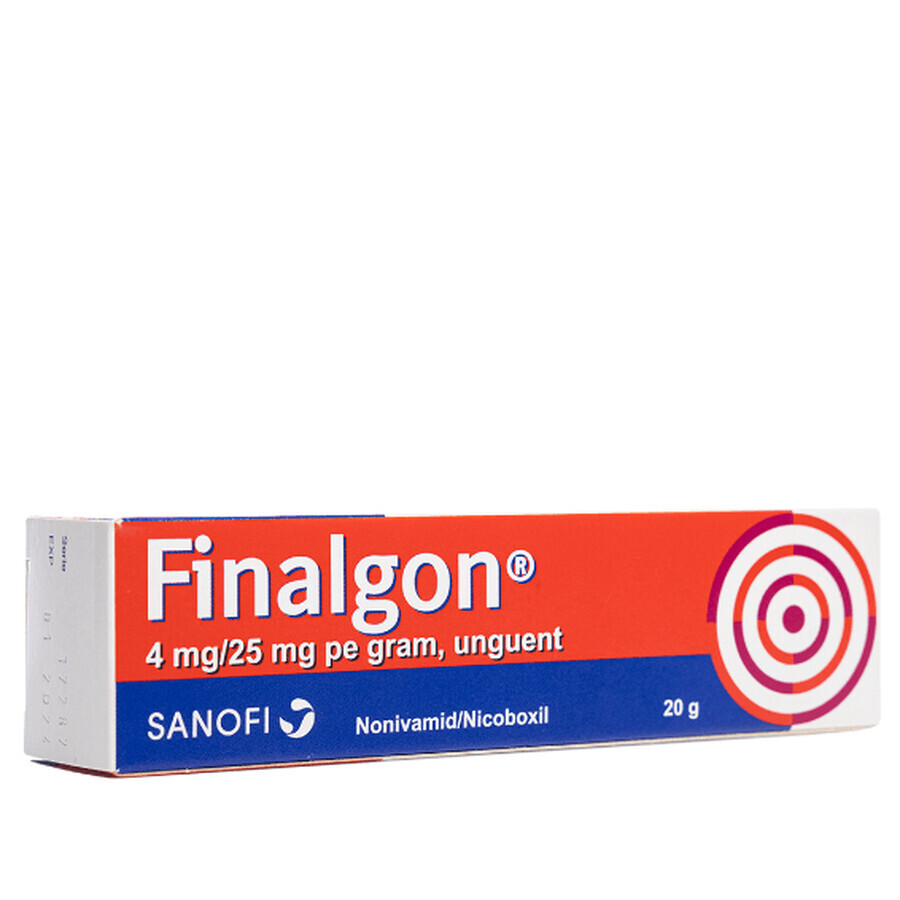 FINALGON 4mg/25mg per gram, ointment 20 g, Sanofi 