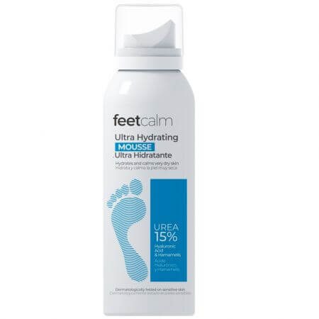 Spuma ultra hidratanta cu 15% Uree pentru picioare, 125 ml, Feet Calm