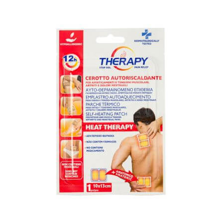 Plasturi pentru tensiuni musculare si dureri menstruale, 10*13 cm, Therapy