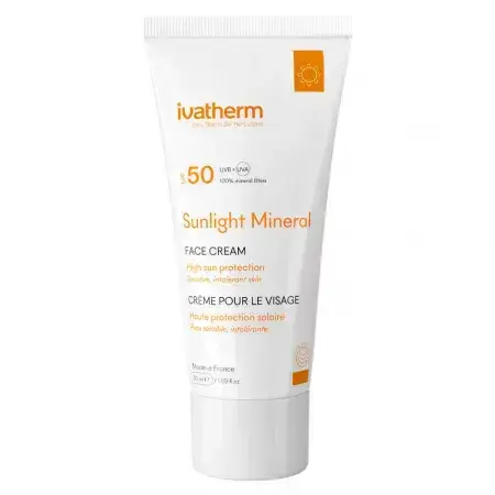 Sunlight Mineral Ultra High SPF 50 Sonnenschutzcreme, 50 ml, Ivatherm