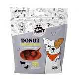 Recompense cu rata si miel pentru caini Donut, 500 g, Mr. Bandit