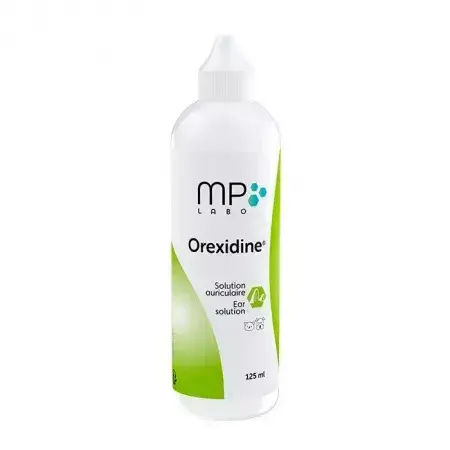 Solutie auriculara pentru caini si pisici Orexidine, 125 ml, Mp Labo