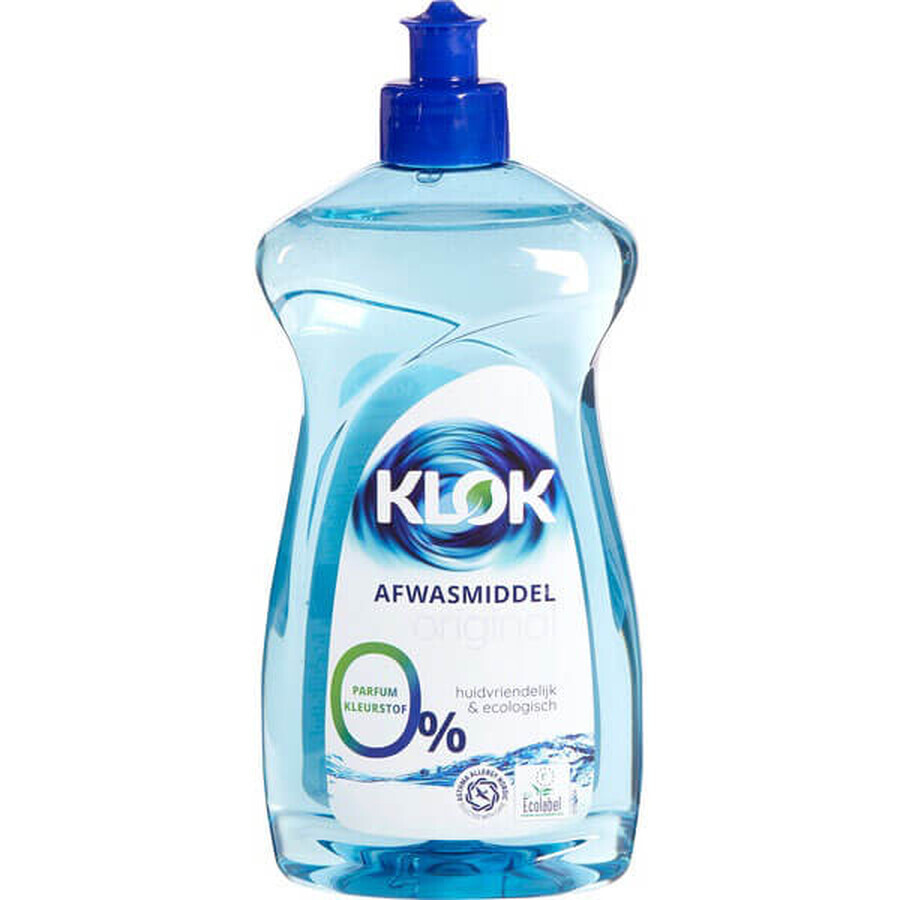 Detergent lichid pentru vase, 500ml/100 spalari, Klok