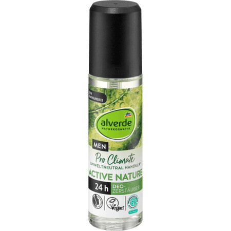 Alverde Naturkosmetik MEN Deodorant natural spray ACTIVE NATURE, 75 ml