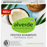 Alverde Naturkosmetik Solid shampoo with coconut, 60 g