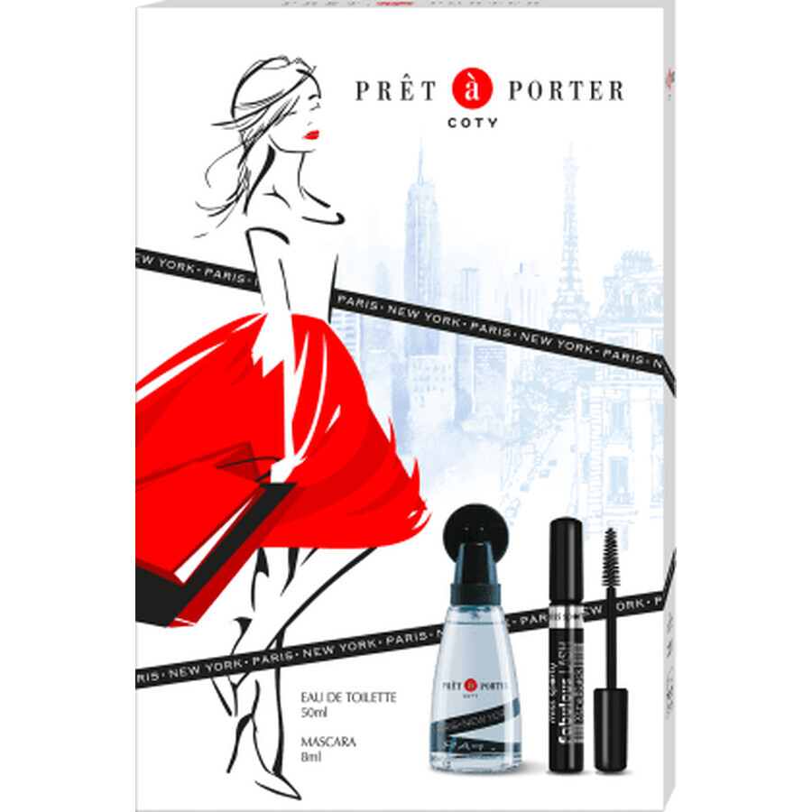 Pret a Porter Set apă de toaletă + mascara, 1 buc