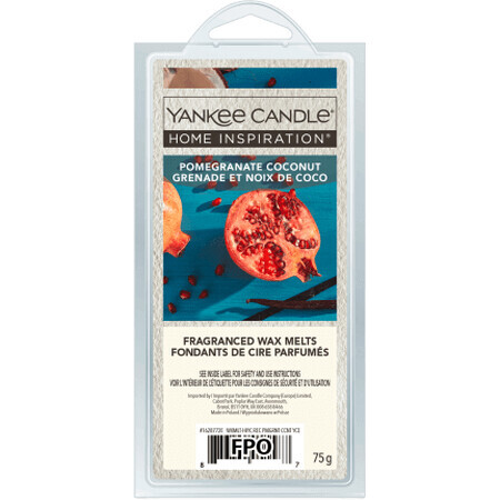 Yankee Kerze Granatapfel Kokosnuss duftende Wachs, 1pc