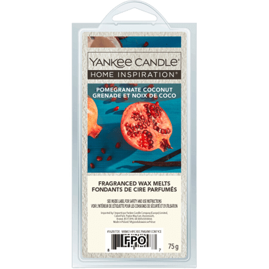 Yankee Kerze Granatapfel Kokosnuss duftende Wachs, 1pc