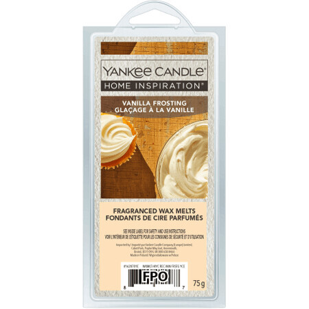 Yankee Candle Vanille duftende Wachsglasur, 1 Stück