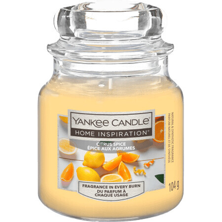 Yankee Candle Zitrusgewürz-Duftkerze, 104 g