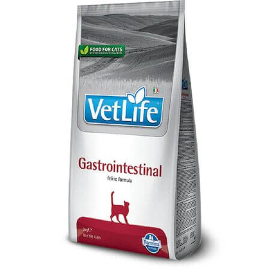 Hrana uscata cu pui pentru pisici Gastro-Intestinal, 2 Kg, Vet Life