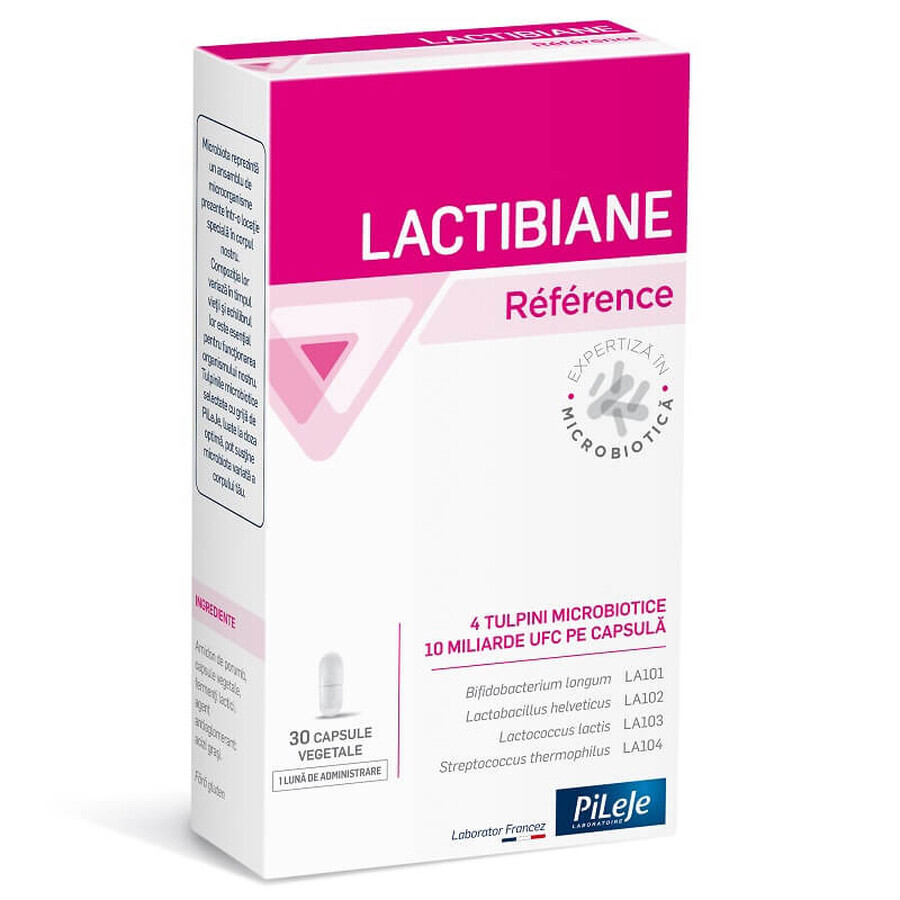 Lactibiane Reference, 30 capsule vegetale, Pileje