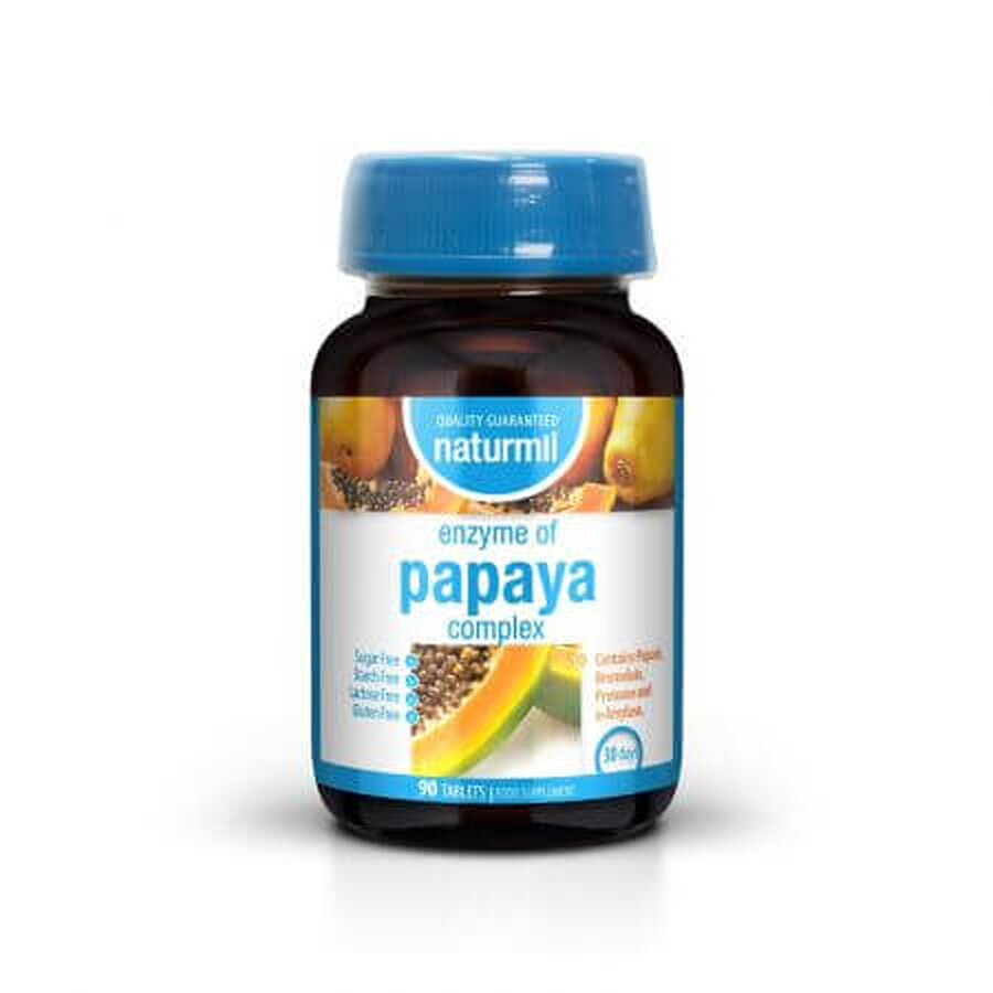 Papaya-Komplex-Enzyme, 90 Tabletten, Naturmil