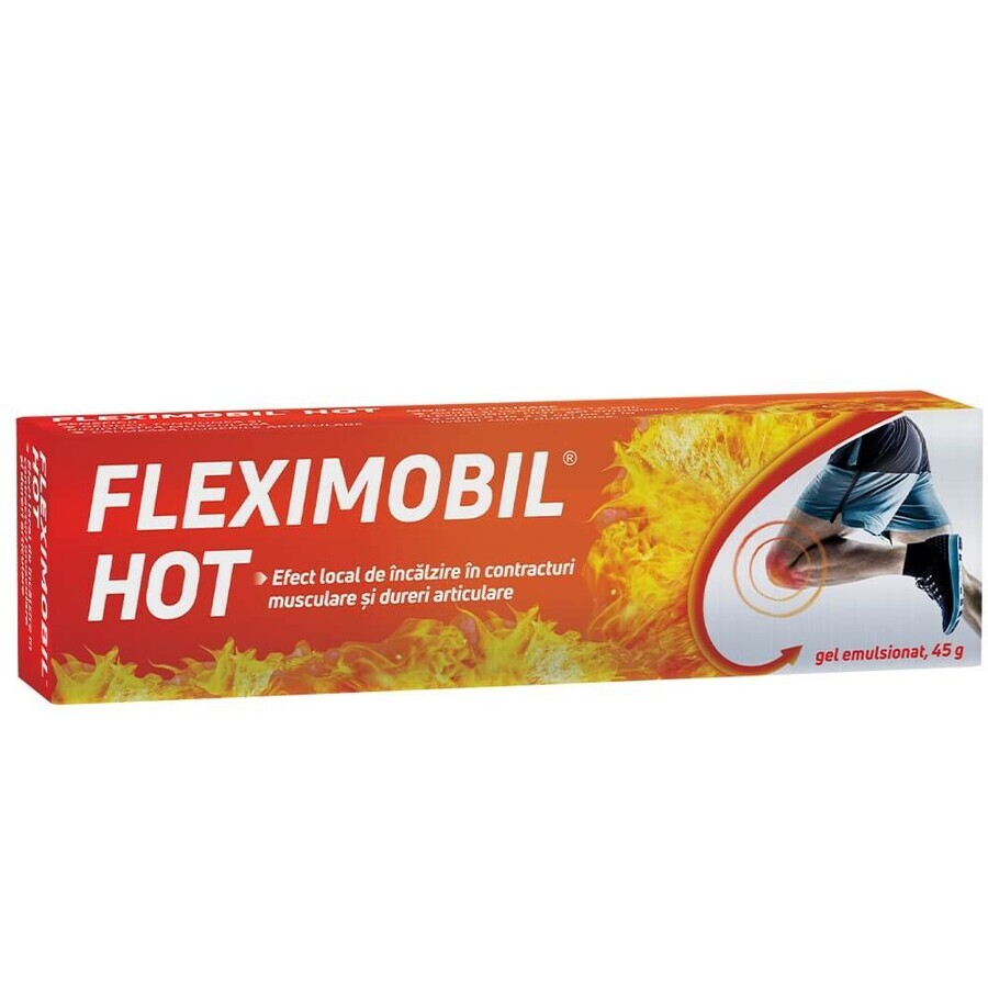 Fleximobil Hot, gel emulsionat, 45g, FLook Ahead