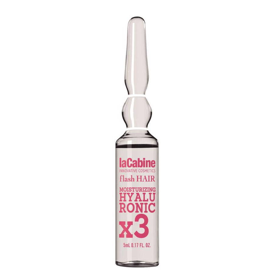 Flash Hair Moisturizing Hyaluronic Hair Vial, 5 ml, La Cabine