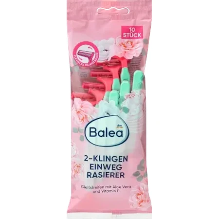 Balea Disposable razor with 2 blades, 12 pcs