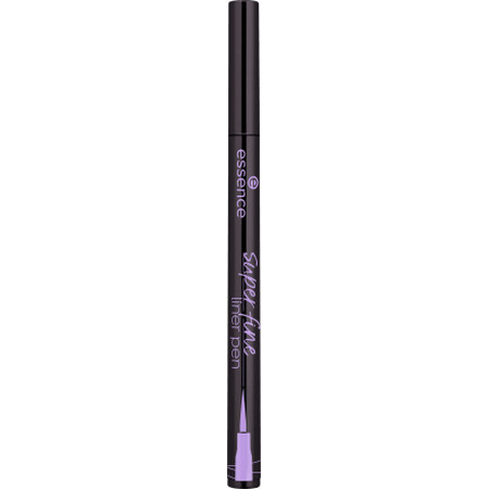 Essence Super Fine tuș de ochi 01 Deep Black, 1 ml