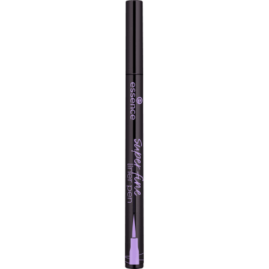 Essence Super Fine tuș de ochi 01 Deep Black, 1 ml