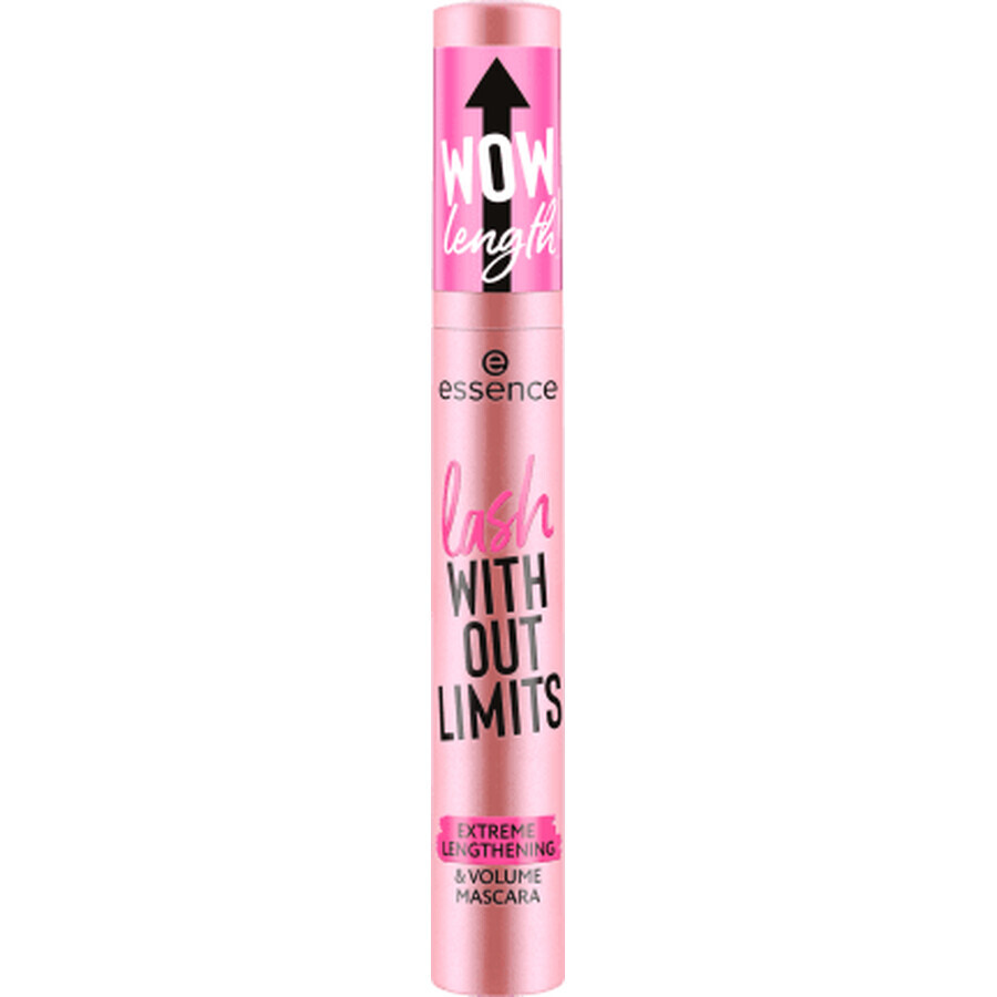 Essence WITHOUT LIMITS Mascara 01 Negru Ultra, 13 ml