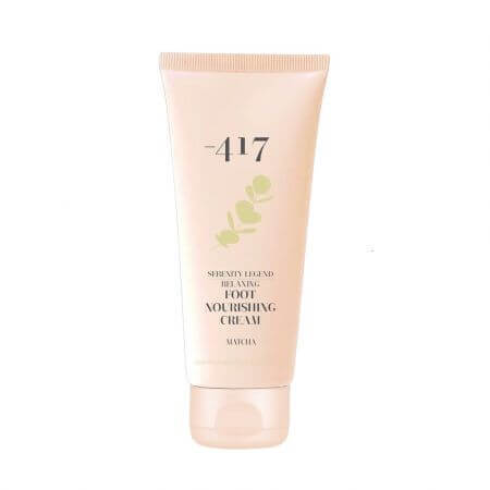 Nourishing and relaxing leg cream with Matcha, 100 ml, Minus 417