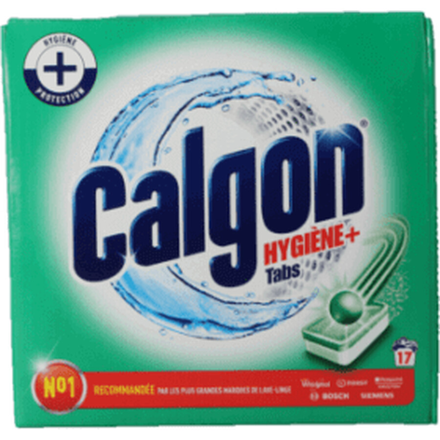 Calgon Tablete hygiene plus anticalcar, 17 buc