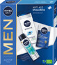 Nivea MEN Set cadou ANTI-AGE HYALURON cremă + deo spray + gel de duș, 1 buc