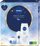 Nivea Set cadou FRESH SOFT cremă + gel de duș + deodorant, 1 buc