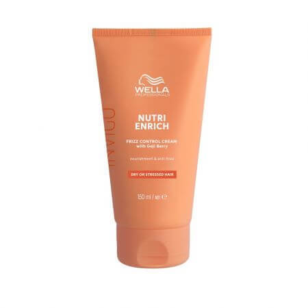 Crema hidratanta fara clatire pentru par uscat Invigo Nutri-Enrich Frizz Control, 150 ml, Wella Professionals