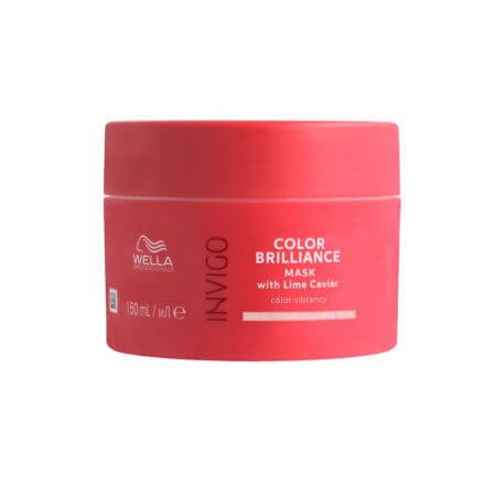 Masca pentru par vopsit fin si normal Invigo Color Brilliance Fine/Normal, 150 ml, Wella Professionals